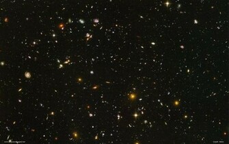Widescreen Deep Sky Hubble Ultra Field Space Wallpaper
