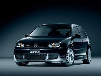 Volkswagen Golf R32 Car Germany Black Wallpaper Background