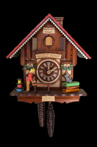 Get Your Own Quilt Shop Cuckoo Clock