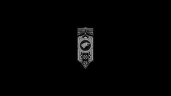 Game Of Thrones Song Ice And Fire Stark Minimal Black Wallpaper