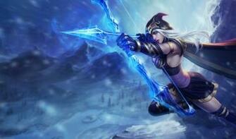 Classic Ashe Splash Art Reworked League Of Legends Wallpaper