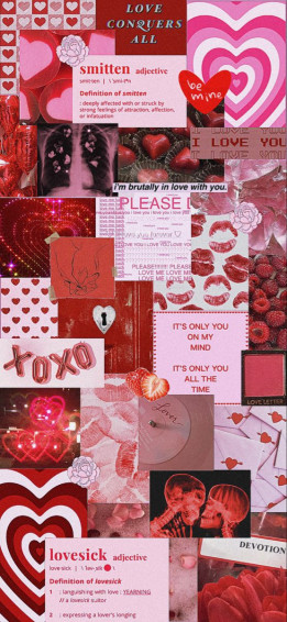 Valentine Collage Aesthetic Valentines Wallpaper