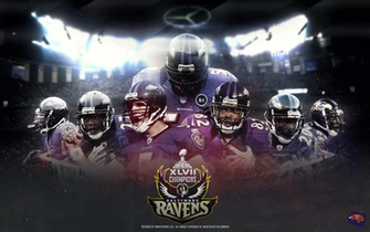 Baltimore Ravens Sb Xlvii Champions By Thehawkeyestudio