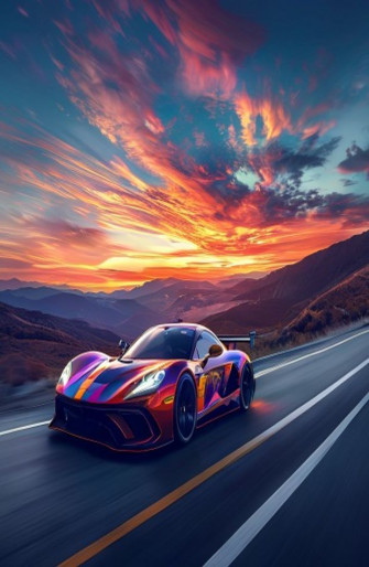Dual Monitor Car Wallpaper