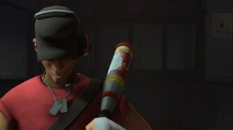 The Scout Team Fortress Wallpaper By Rezicg