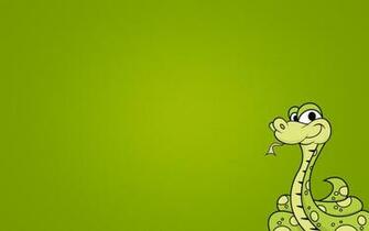 Snake Minimalism Art Wallpaper