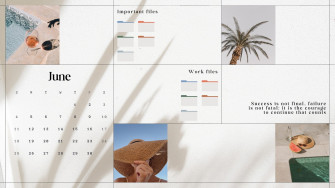 Custom Desktop Organizer Wallpaper Templates