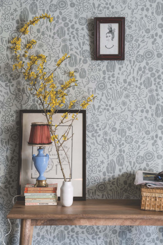 Gray And Yellow Wallpaper
