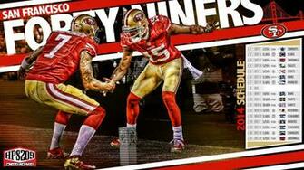 49ers Schedule Wallpaper