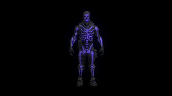 Purple Skull Trooper Wallpaper