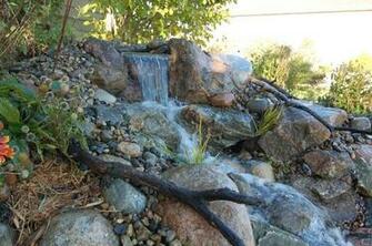 Waterfall Water Features Pond Builder Phoenix Tattoo Design Bild
