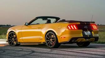 Hennessey Mustang Gt Convertible Hpe750 Supercharged Wallpaper