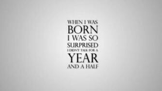 Funny Quote On Born Image HD Wallpaper