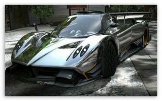 Pagani Zonda R Chrome HD Wallpaper For Wide Widescreen Wga