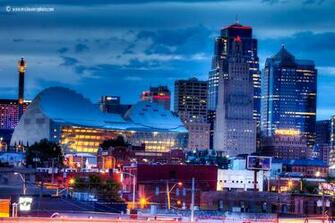 Kansas City Downtown Scenes At Sunset Photo