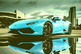 Lamborghini Huracan Spyder Wallpaper 3d