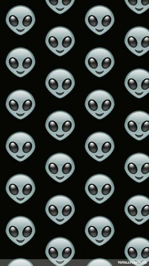Install This Emoji Alien Heads Whatsapp Wallpaper