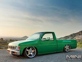 Mini Truckin Desktop Wallpaper March Nissan Hardbody Front