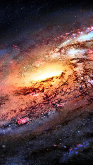 Galaxy Digital Universe Nature HD Space 8k For iPhone Wallpaper