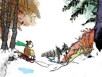 Go Back Image For Calvin And Hobbes Wallpaper Snow