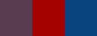 Dark Candy Apple Red And Cerulean Three Color Background