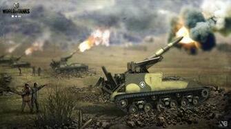 Wallpaper Wot Nikita Bolyakov Spg Firing M Vdeo Game