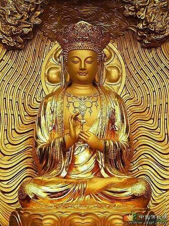 The Buddha With His Hand In Teaching Mudra