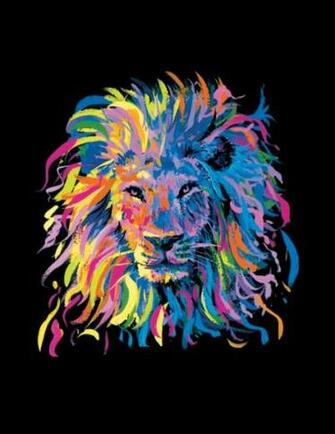 Colorful Lion Art Mgm Grand