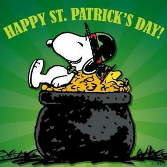 Snoopy St Patrick S Day Peanuts Gang And