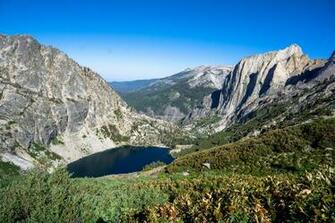 Hamilton Lake With Valhalla In The Background High Sierra Trail