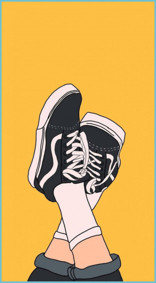 Cartoon Shoe Wallpaper
