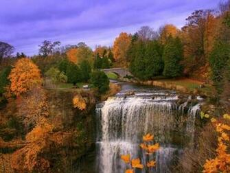 Waterfall Hamilton Ontario Wallpaper
