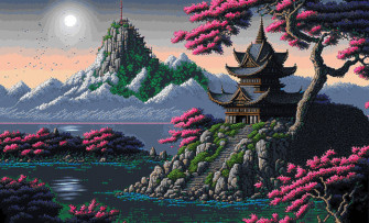 Aesthetic Pixel Art HD Wallpaper