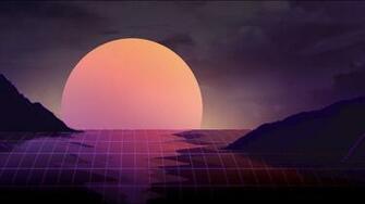 Vapor Wave Sunset Resolution Wallpaper HD