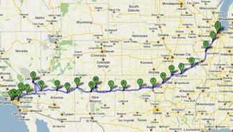 Pin Route Map
