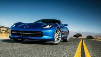 Chevrolet Corvette Stingray Blue Wallpaper HD Car