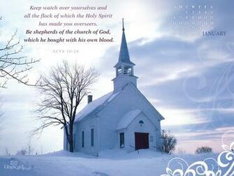 Jan Church Desktop Calendar Monthly Calendars Wallpaper