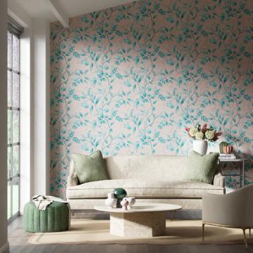 Marie Rose Lagoon Wallpaper Harlequin By Sanderson Design