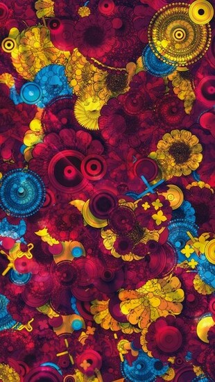 Ios7 Psychedelic Life Parallax HD iPhone iPad Wallpaper