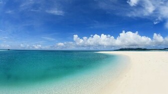 Blue Water White Sand Beach HD Wallpaper 1080p Ultra