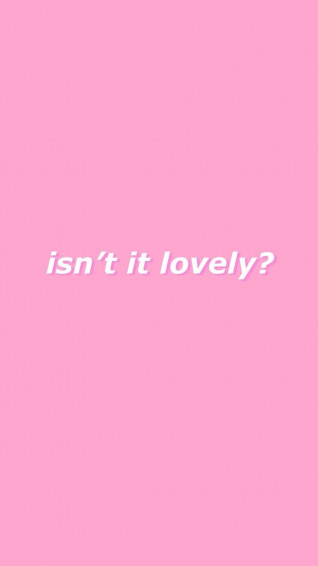 Baby Pink Aesthetic Words Wallpaper