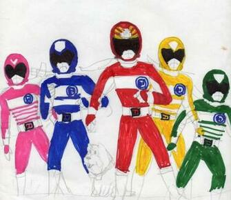 Denjiman As Power Rangers Concept By Hbgoo