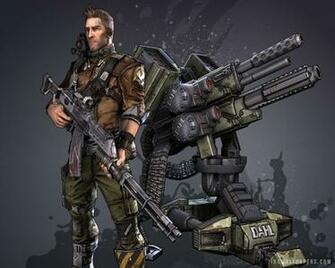 Description Soldier Axton In Borderlands Wallpaper