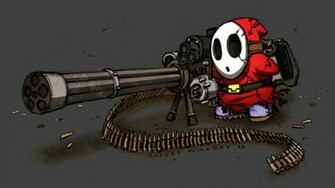 Minigun Shy Wallpaper Guy
