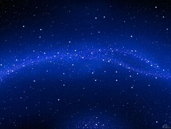 Wallpaper Blue Galaxy Stars Milky Way