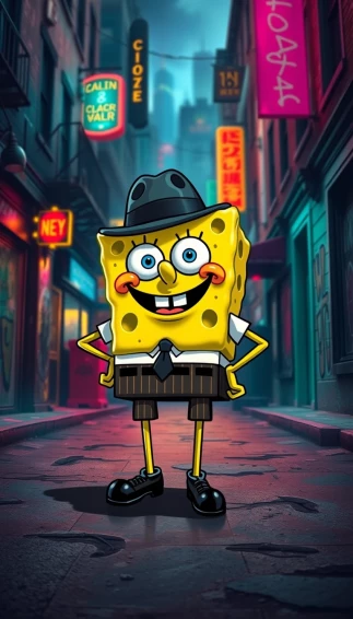 Gangster Spongebob Wallpaper