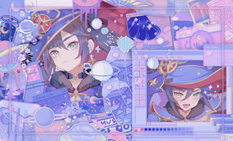 Mona Genshin Impact Pantyhose 2k Wallpaper
