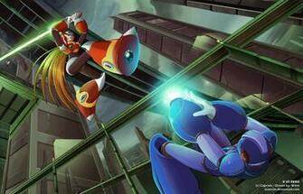 Megaman X And Zero Wallpaper HD Vs By Suzuran