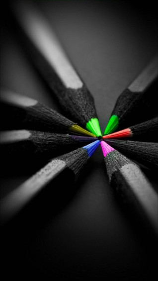 Amoled Abstract Dark iPhone Wallpaper