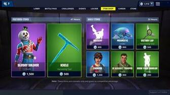 Fortnite Item Shop 14th December New Slushy Soldier